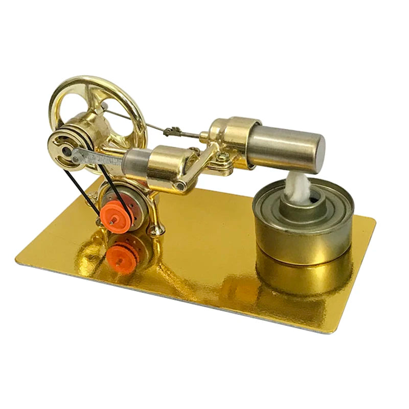 Mini External Combustion Stirling Engine Experimental Model Motor Generator Engine Physics Collection Toy Gift