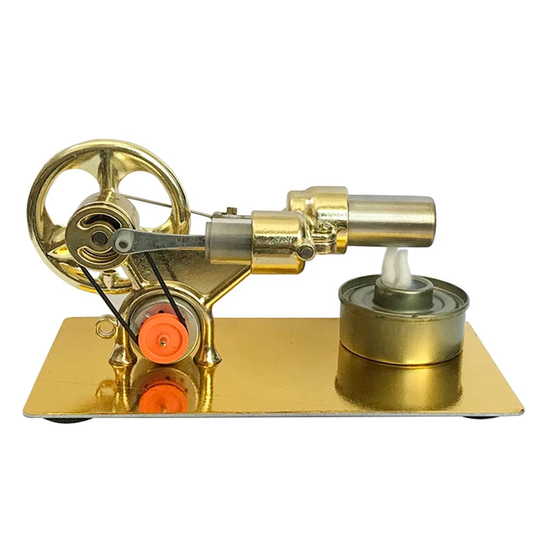 Mini External Combustion Stirling Engine Experimental Model Motor Generator Engine Physics Collection Toy Gift