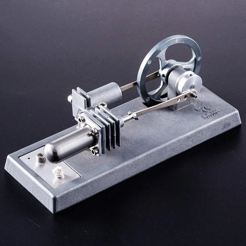 Stirling Engine Model Assembled DIY Power Generation LED Light Steam Heat Education Model Scientific Experiment Toy