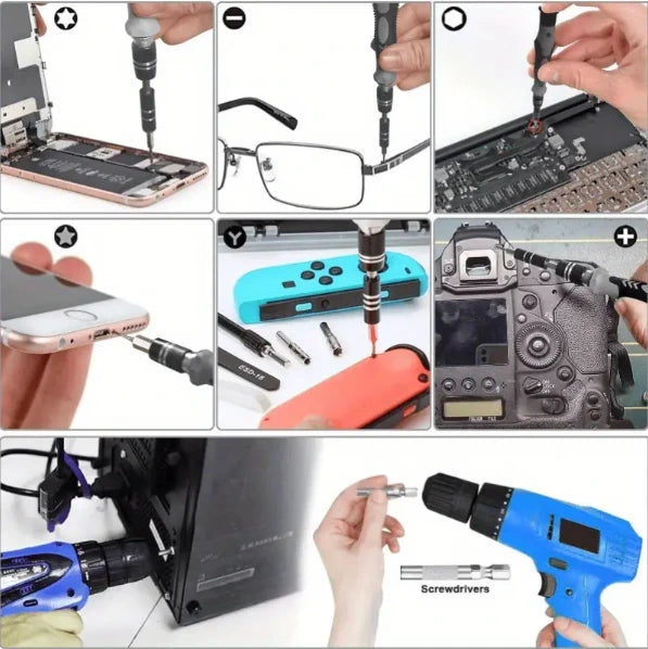 115-in-1 Screwdriver Head Disassembly Kit