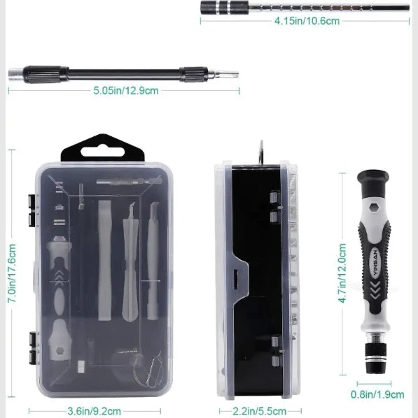 115-in-1 Screwdriver Head Disassembly Kit